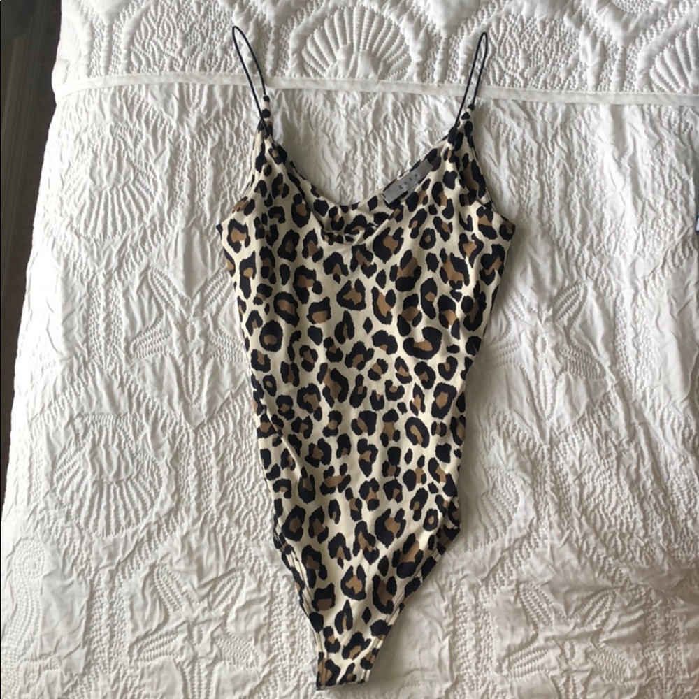 Leopard print bodysuit